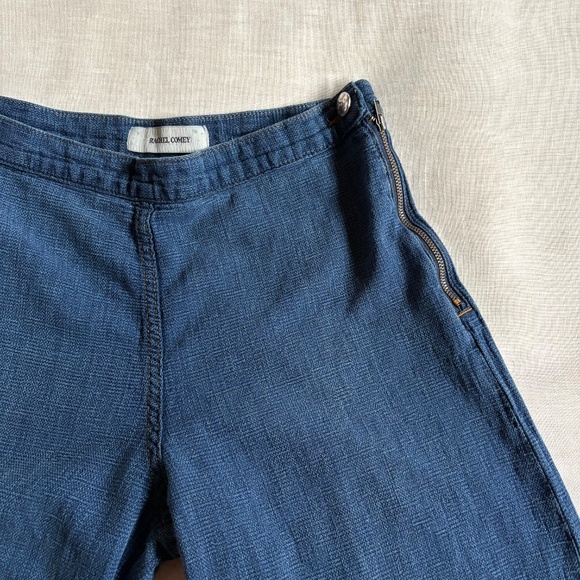 Wide Leg Lightweight Denim Pants by RACHEL COMEY - Picture 2 of 6